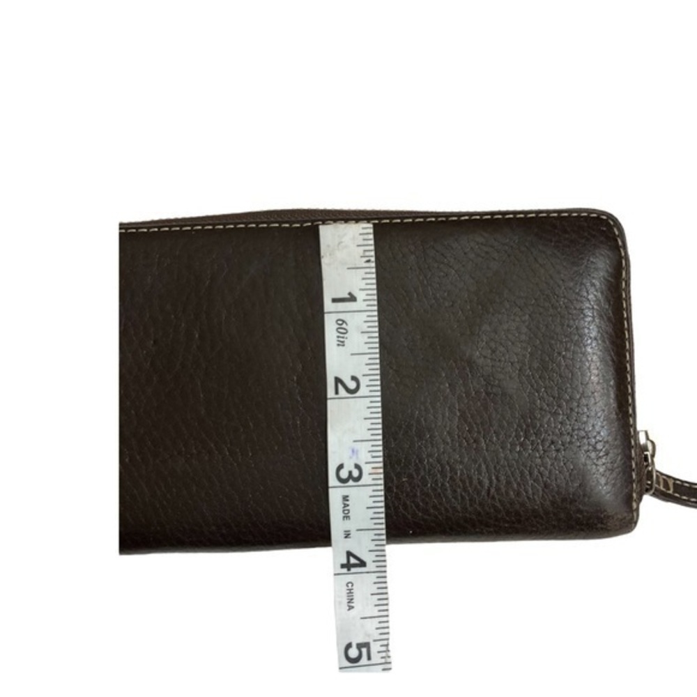 Coach brown zipper clutch wallet - Picture 4 of 12